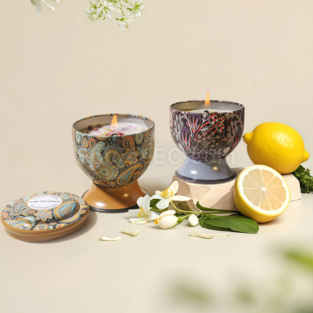 Customization Goblet with dried flower scented candle (can be made into a gift box) Corporate Gifts