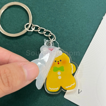 Customization Christmas Acrylic Keychain Corporate Gifts