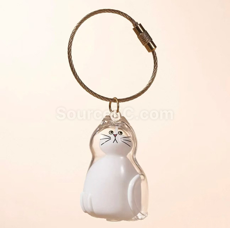 Customization Cute Kitten Transparent Hair Storage Box Corporate Gifts
