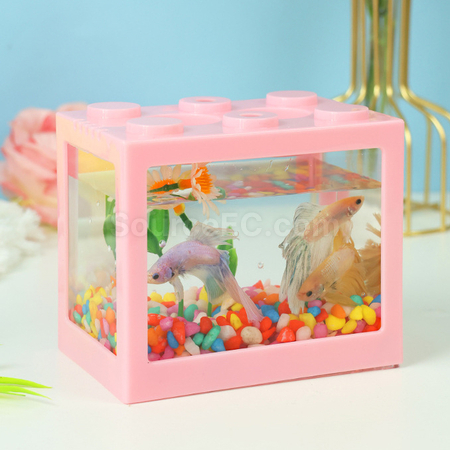 Customization Douyu Building Block Fish Tank Corporate Gifts