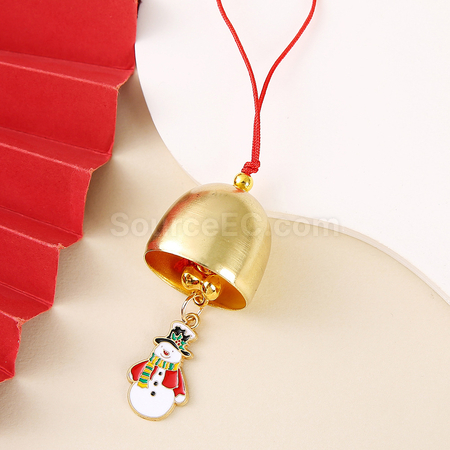 Customization Christmas small bell wind chime pendant ornament Corporate Gifts