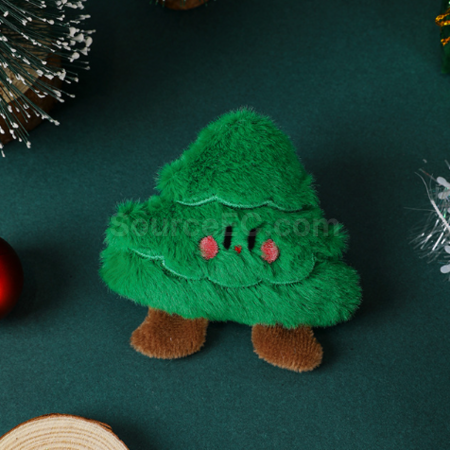 Customization Christmas plush brooch/Ornament Corporate Gifts