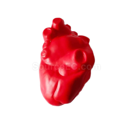 Heart stress ball squeeze toy