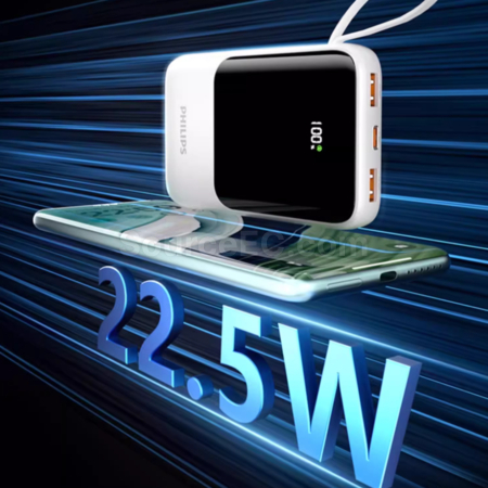 Customization Philips 3C Certified Power Bank With Built-in Cable Corporate Gifts