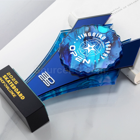 Customization Mirror Crystal Trophy Corporate Gifts