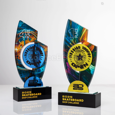 Customization Mirror Crystal Trophy Corporate Gifts