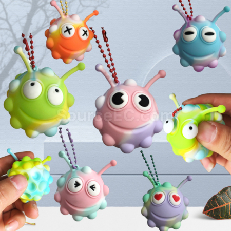 Customization 3D Stereo Silicone Stress Relief Ball Corporate Gifts
