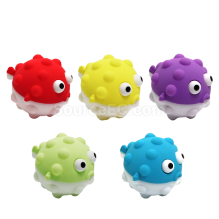 Customization 3D Stereo Bubble Silicone Decompression Squeeze Toy Corporate Gifts