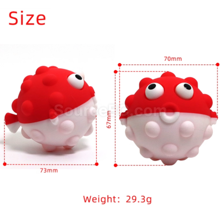Customization 3D Stereo Bubble Silicone Decompression Squeeze Toy Corporate Gifts