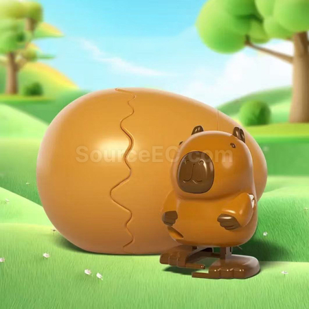 Customization Bouncing Egg Capybara Wind-up Toy Corporate Gifts