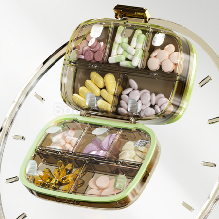 Customization Portable ten-compartment pill box Corporate Gifts