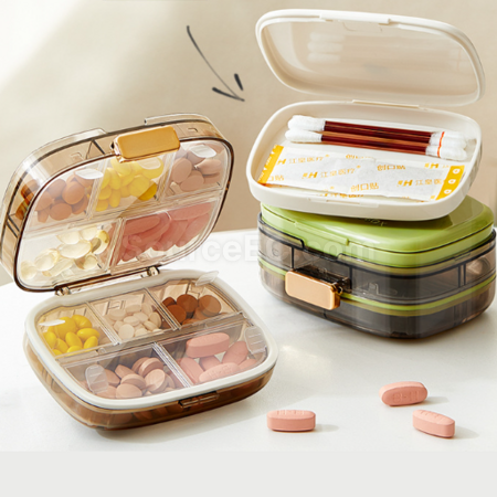 Customization Portable ten-compartment pill box Corporate Gifts