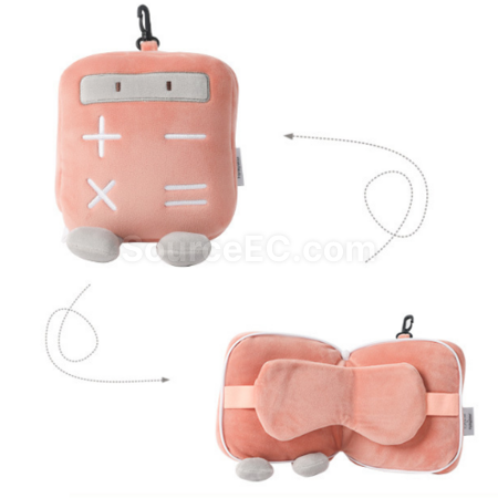 Customization Cartoon foldable eye mask pillow Corporate Gifts
