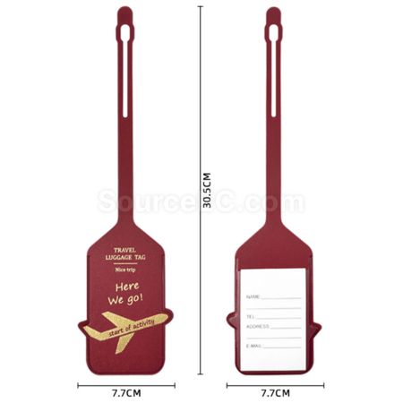Customization PU Luggage Tag Corporate Gifts