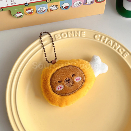 Customization Capybara Bread Plush Doll Pendant Keychain Corporate Gifts