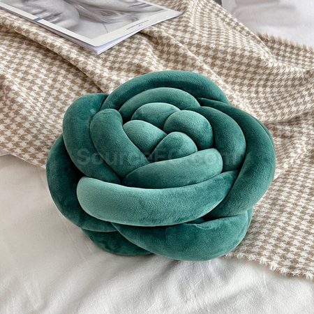 Customization Knitted Rose Pillow Corporate Gifts