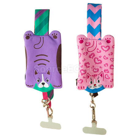 Customization Wristband phone lanyard with storage bag Corporate Gifts