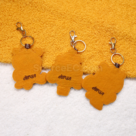 Customization Custom-shaped felt embroidery pendants Corporate Gifts