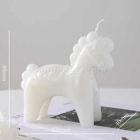 Customization New Year Rocking Horse Scented Candle Corporate Gifts