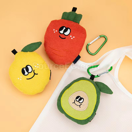 Customization Custom corduroy foldable shopping bag dolls Corporate Gifts