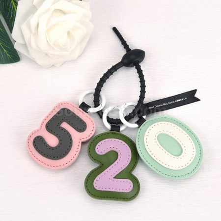 Customization Lucky Number Keychain Corporate Gifts