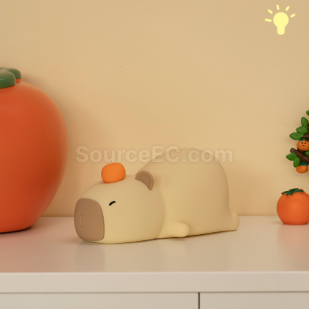 Customization Papa Capybara Patting Night Light Corporate Gifts