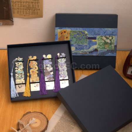 Customization Oil Painting Series Metal Bookmarks Corporate Gifts