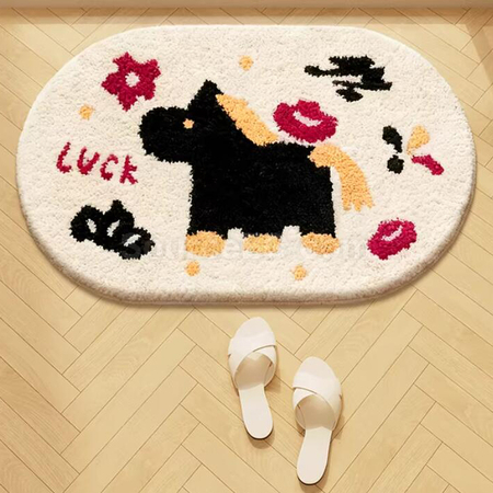 Customization Horse Year Anti Slip Carpet Corporate Gifts