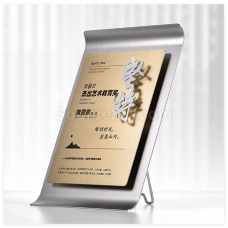 Customization Creative 3D Logo Customization Plaque Corporate Gifts