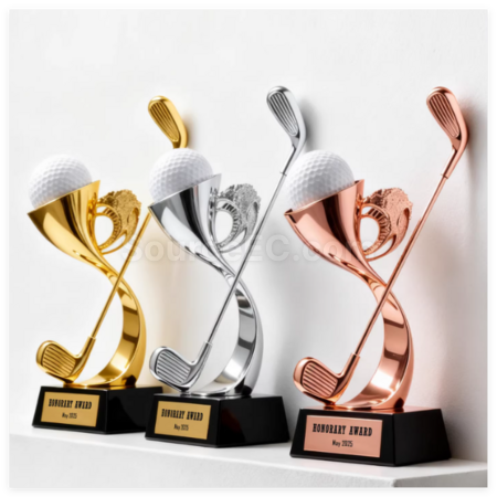 Customization Metal Golf Trophy Corporate Gifts