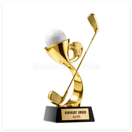 Customization Metal Golf Trophy Corporate Gifts