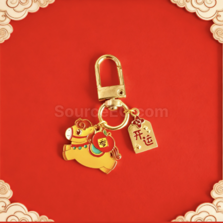 Customization Year of the Horse small horse keychain pendant Corporate Gifts
