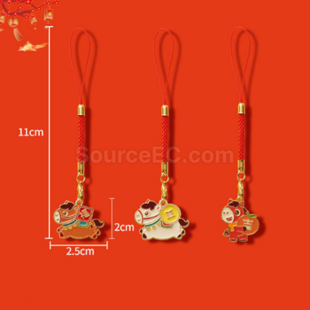 Customization Year of the Horse small horse keychain pendant Corporate Gifts