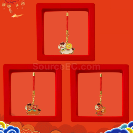 Customization Year of the Horse small horse keychain pendant Corporate Gifts