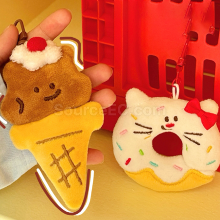 Customization Cartoon dessert doll keychain pendant Corporate Gifts