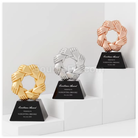 Customization Creative Metal Crystal Trophy Corporate Gifts