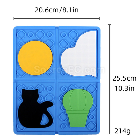 Customization Detachable silicone puzzle placemat Corporate Gifts
