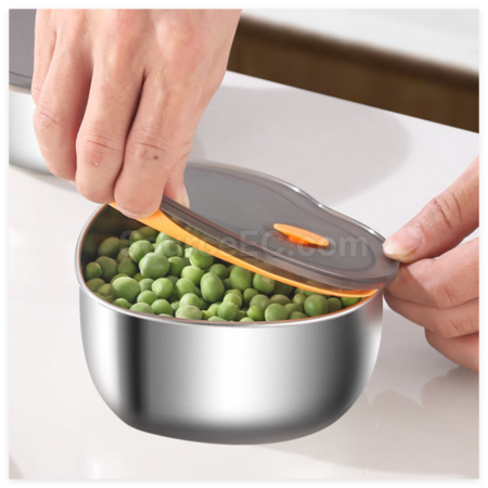 Customization Stainless Steel Heart-Shaped Lunch Box Corporate Gifts