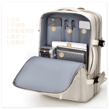 Customization Large Capacity Expandable Lightweight Travel Backpack Corporate Gifts