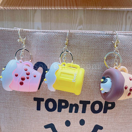 Customization Milk tea squeeze decompression toy keychain Corporate Gifts