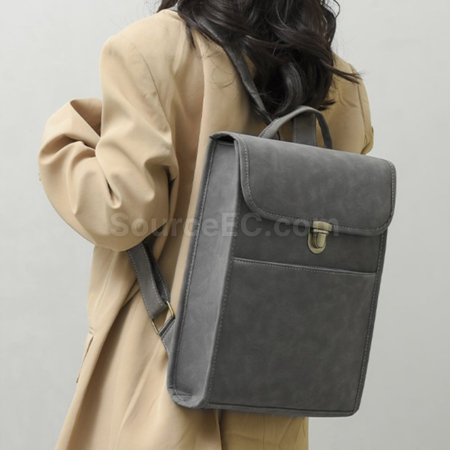 Customization 日韩风优雅电脑PU磨砂双肩包 Corporate Gifts