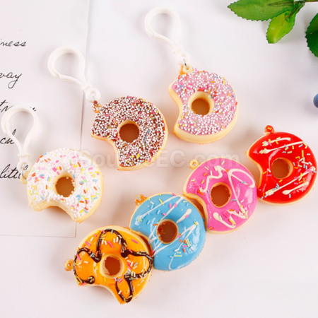 Customization Donut squeeze stress-relief toy keychain Corporate Gifts