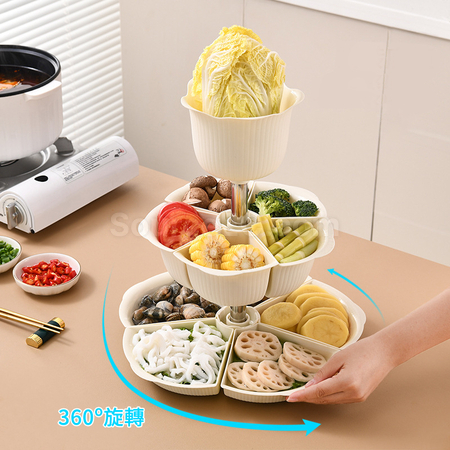 Customization Rotating Hot Pot Ingredient Preparation Plate Corporate Gifts