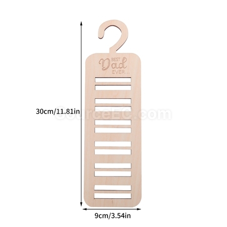 Customization Wooden Tie Organizer Corporate Gifts