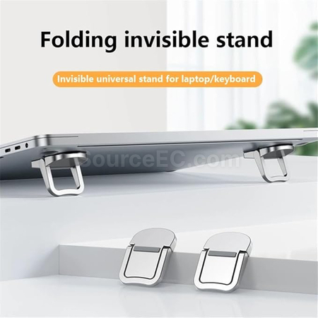 Customization Invisible Portable Tablet Cooling Folding Suspended Elevation Stand Corporate Gifts