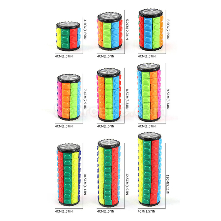 Customization Decompression Cylindrical Rubik's Cube Corporate Gifts