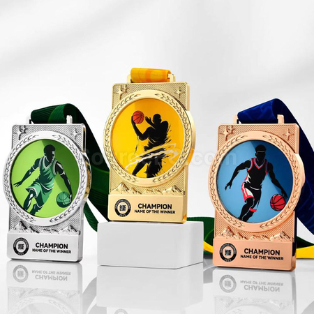 Customization Basketball Metal Medal Corporate Gifts