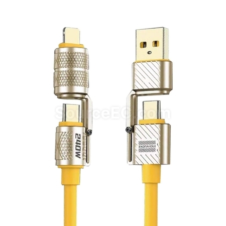 Fast Charging Four-In-One Data Cable