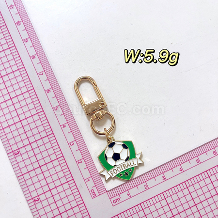 Customization World Cup football peripheral souvenir metal keychain pendant Corporate Gifts