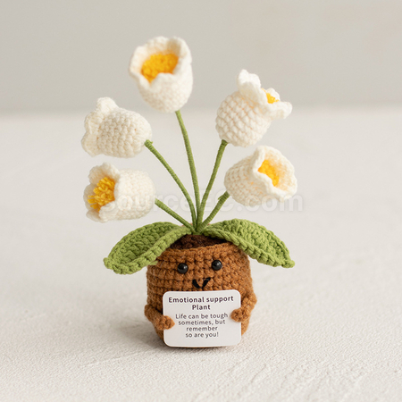 Customization Knitted flower plant pot Corporate Gifts